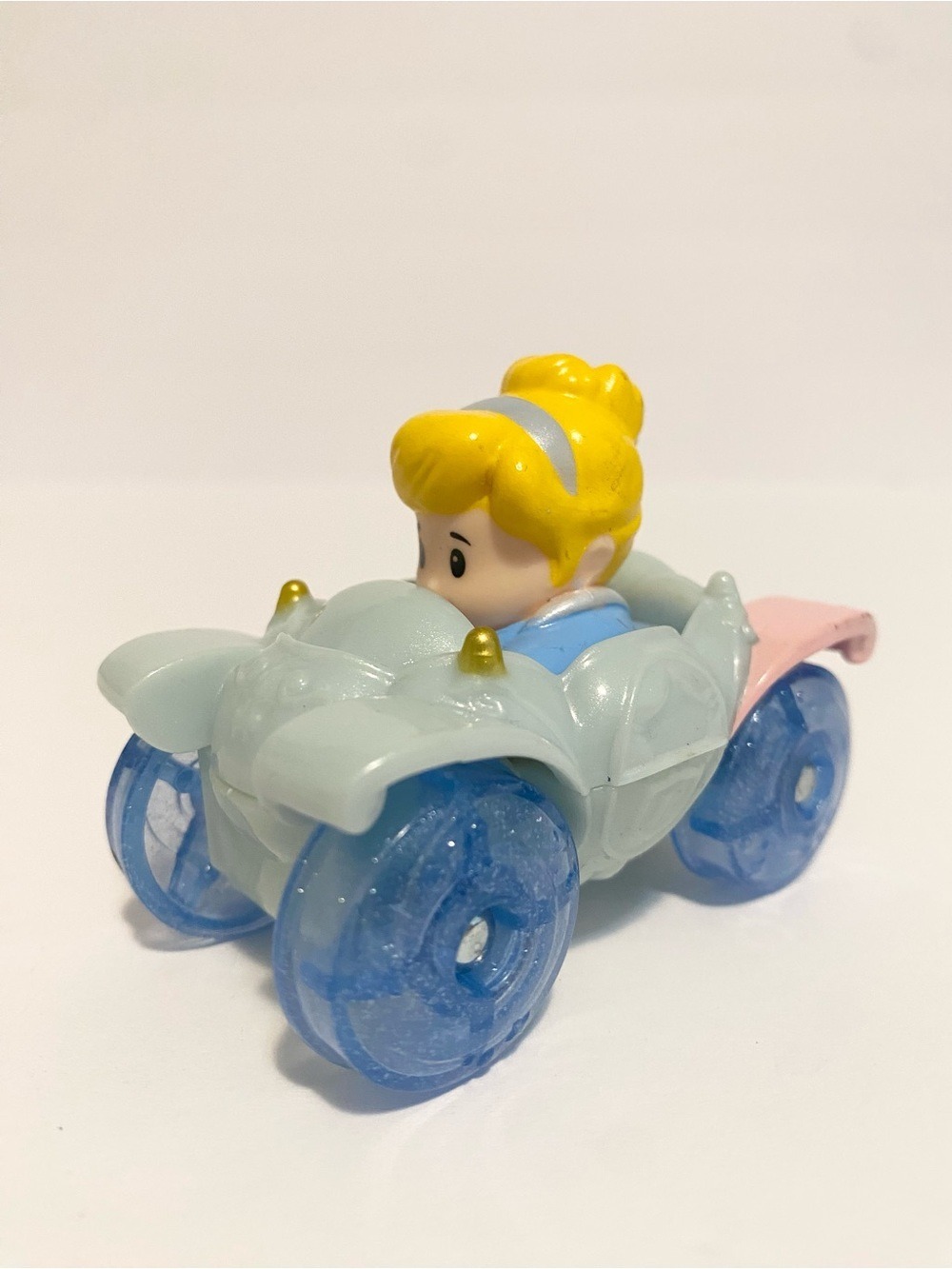 Little People Wheelies Princess Car Cinderella Fisher Price Vehicle Girl Figure